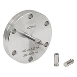 TH-VC2H4S - Fiber Feedthrough for Ø2.75" CF Flange, High OH, Ø400 µm Core, 200 - 1200 nm, 0.22 NA, SMA