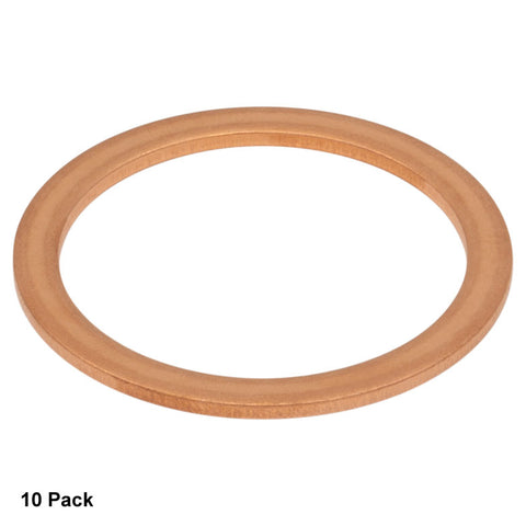 TH-VGA10 - Annealed OFHC 99.99% Pure Copper Gaskets for Ø2.75" CF Flange, 10 Pack