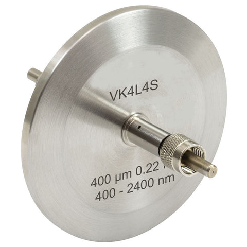 TH-VK4L2S - Fiber Feedthrough for KF40 Flange, Low OH, Ø200 µm Core, 400 - 2400 nm, 0.22 NA, SMA