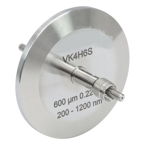 TH-VK4L1S - Fiber Feedthrough for KF40 Flange, Low OH, Ø100 µm Core, 400 - 2400 nm, 0.22 NA, SMA