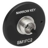 TH-SM1FC2 - FC/PC Fiber Adapter Plate with External SM1 (1.035"-40) Threads, Narrow Key (2.0 mm)