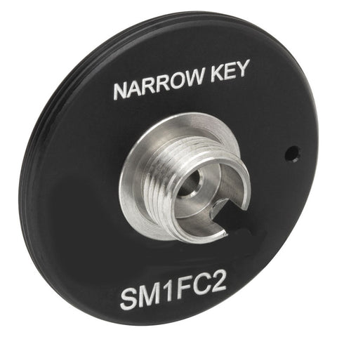 TH-SM1FC2 - FC/PC Fiber Adapter Plate with External SM1 (1.035"-40) Threads, Narrow Key (2.0 mm)