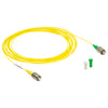 TH-P5-980A-PCAPC-1 - Single Mode Patch Cable, 980 - 1550 nm, FC/PC to FC/APC, Ø3 mm Jacket, 1 m Long