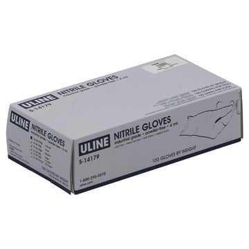 TH-MC10-XS - Extra-Small Powder-Free Nitrile Gloves, Qty. 100 Gloves, Blue