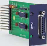 X21 data port module for TTU01 T1 acces unit