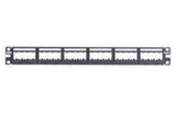 Ultimate ID Modular Flat Patch Panels, 24-port, 1-rack