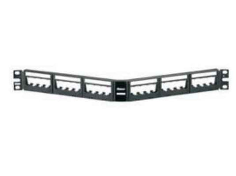 Ultimate ID Modular Angled Patch Panels, 24-port, 1-rack