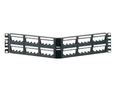 Ultimate ID Modular Angled Patch Panels, 48-port, 2-rack