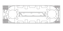 Universal Splice Tray, 24 fibers, Organizers included for RTV fusion, heat-shrink fusion, mass fusio