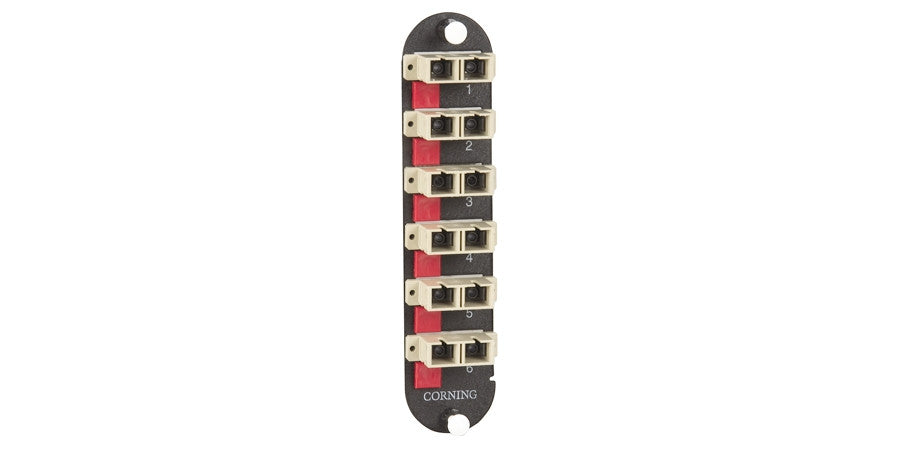 24-F Wall-MT Enclsoure Loaded With 24 SC Multimode Adapters