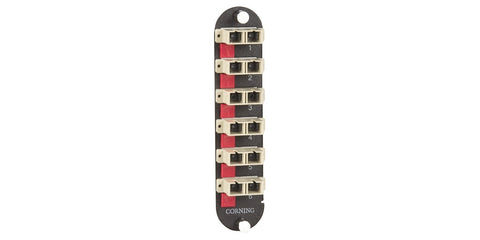 24-F Wall-MT Enclsoure Loaded With 24 SC Multimode Adapters