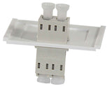 1 PORT PANEL LC DUPLEX LOADED MM-USE WITH WMO OUTLETS WHITE