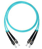 1m ST-ST duplex OM3 10Gig 50/125µm/1.6mm multimode patch cable