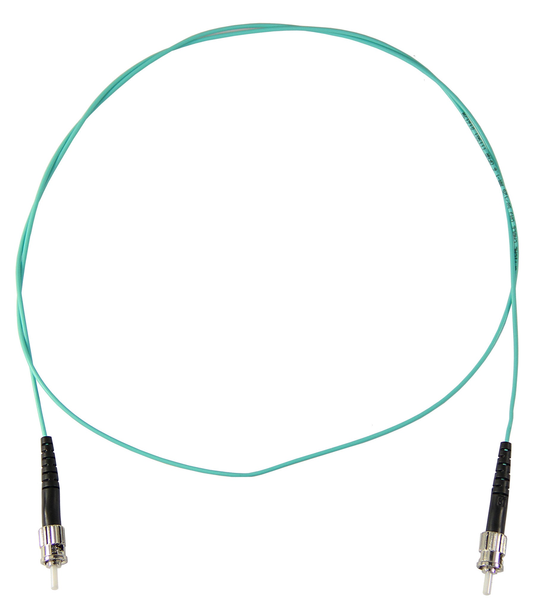 1m ST-ST simplex OM3 10Gig 50/125µm multimode patch cable