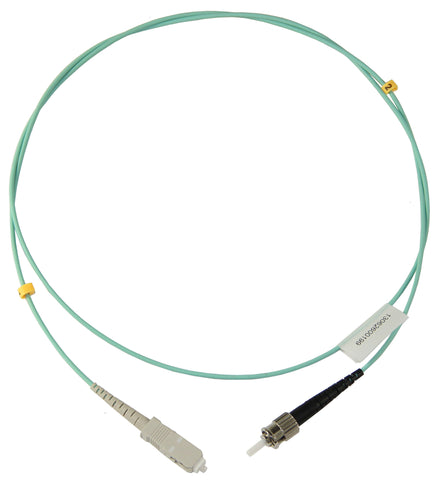 1m SC-ST simplex OM3 10Gig 50/125µm multimode patch cable