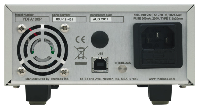 TH-YDFA100P - Ytterbium-Doped Fiber Amplifier, Polarization Maintaining