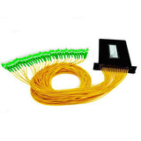 1x32 PLC Splitter Module, 1.6mm Jacketed 2 Meter Leads with SC/APC Connectors, LGX Footprint
