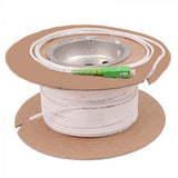 MDU White Drop Fiber Patch Cord SC/APC-SC/APC 92 meters (300 feet)