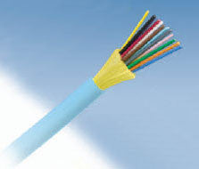 50/125µm ClearCurve OM3 10G Laser Optimized MM Riser Distribution Cable - Aqua Jacket - 4 Fibers