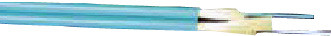 Duplex 3.0mm 50/125µm ClearCurve OM4 Multimode 10G Duplex Cable - Aqua Color - Riser Rated