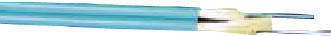 Duplex 3.0mm 50/125µm ClearCurve OM3 Multimode 10G Duplex Cable - Aqua Color - Riser Rated