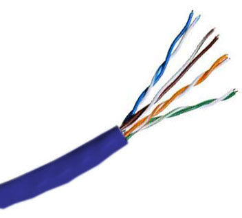 Molex CAT5e UTP Plenum Rated Bulk Cable (CMP) 100MHz - 4 Pair, 1000 Feet, Blue Color