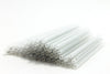 Dia 3.0mm x 60 mm(L) Fusion Splice Sleeve Tapered Ends - pack of 50 pcs - Clear Color