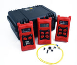 Test Kit with Hand Held Power Meter (0.01 dB Resolution), 1310nm, 1490nm, 1550nm Laser Light Source (FC Interface)