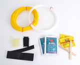 Universal Breakout Kit - Yellow Furcation Tube for Single Mode Fibers