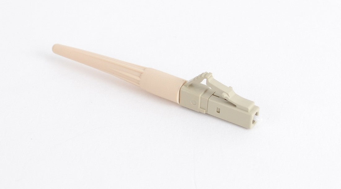 Cheetah LC Multimode 62.5μm OM1 Splice-On Connector 900μm Beige - Blister Pk of 10