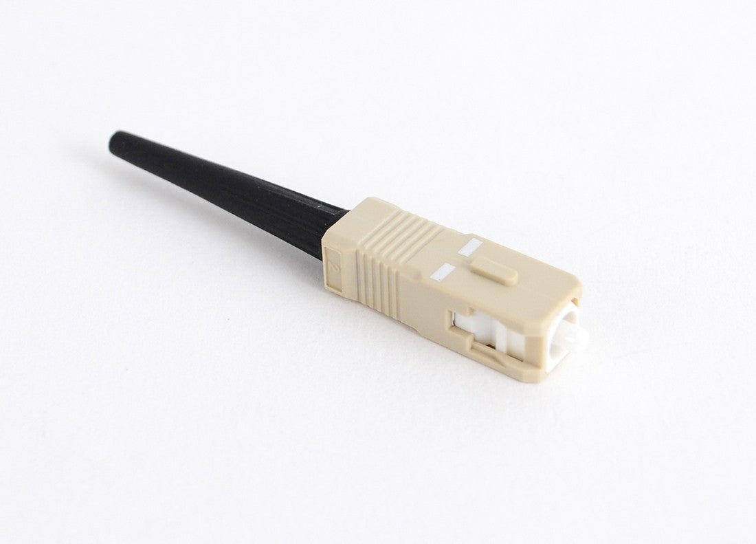 Cheetah SC Multimode 50μm OM2 Splice-On Connector 900μm Black - Blister Pk of 100