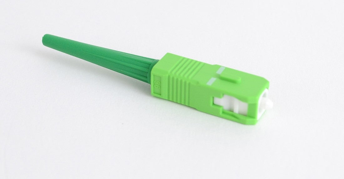 Cheetah SC/APC Single Mode Splice-On Connector 900μm Green - Blister Pk of 10