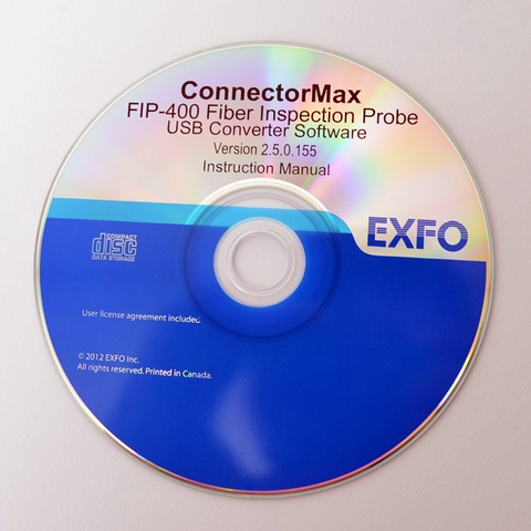 EXFO ConnectorMax Analysis Fiber Inspection Probe analysis software