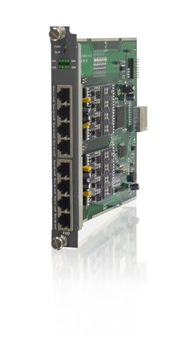 iSAP5100-FXO - 8 channels FXO interface card for iSAP5100 multiplexer, 8 x RJ45 connectors