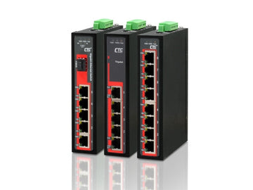 IGS-500-E - 5 port 10/100/1000Base-TX Gigabit Ethernet Industrial switch, -40 to 75 Celsius, DIN rail mount