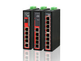 IGS-500-E - 5 port 10/100/1000Base-TX Gigabit Ethernet Industrial switch, -40 to 75 Celsius, DIN rail mount