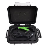 Launch Box, Style #10, 500 meters Single Mode Corning SMF28 Ultra Fiber, 1m SC/APC to SC/APC Lead (Launch Cable)