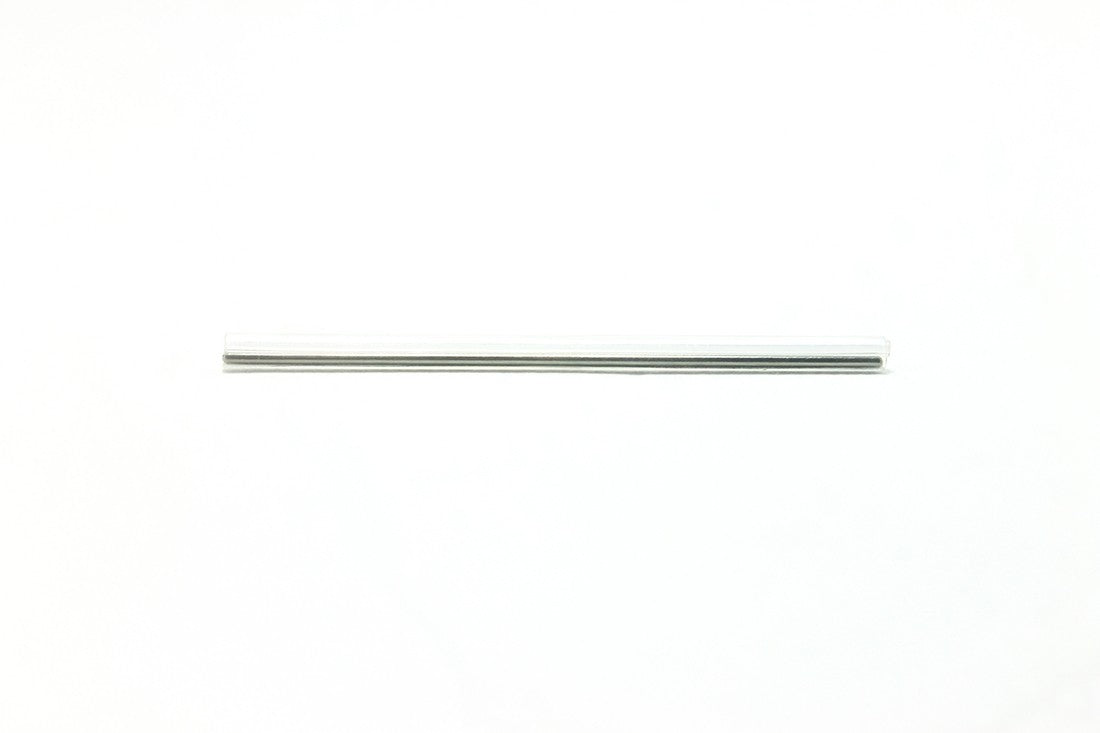 Dia. 1.5mm x 40mm(L) Steel Member Fusion Splice Sleeve - Pack of 50 pcs - Clear Color