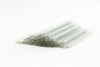 Dia. 1.5mm x 40mm(L) Steel Member Fusion Splice Sleeve - Pack of 50 pcs - Clear Color