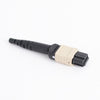 MTP Connector 12 Fiber MM OM1 Female Round 3mm Beige