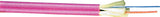 Duplex 3.0mm 50/125µm ClearCurve OM4 Multimode 10G Duplex Cable - Magenta Color - Plenum Rated