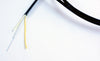2 Fiber SM SMF28 Ultra Gel Filled Flat Drop Cable, Polyethylene Black Jacket (per meter)