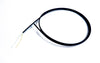 2 Fiber SM SMF28 Ultra Gel Filled Flat Drop Cable, Polyethylene Black Jacket (per meter)
