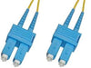 SCP-SCP-SD9 - SC/UPC to SC/UPC singlemode 9/125 duplex fiber optic patch cord cable, 0.5m