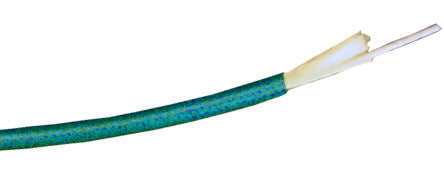 TLC 2.0mm 50/125µm ClearCurve OM3 Multimode 10G Simplex Cable - Aqua Color - Plenum Rated