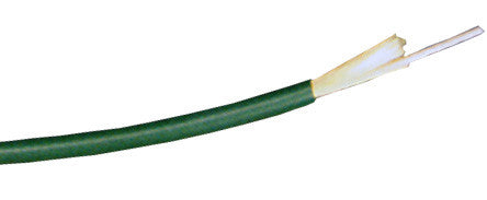 TLC 3.0mm 62.5/125µm Multimode Simplex Cable - Green Color - Riser Rated - InfiniCor 300