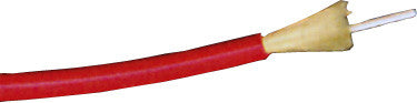 TLC 3.0mm 9/125µm Single Mode Simplex Cable - Red Color - OFNR Riser Rated
