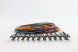 50/125/900µm multimode ST/PC Color Coded Pigtails, 3 Meters (12 pcs/pack)