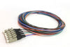 50/125/900µm multimode LC/PC Color Coded Pigtails, 3 Meters (6 pcs/pack)