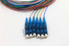 9/125/900µm Singlemode LC/UPC Color Coded Pigtails, 3 Meters (6pcs/pack)